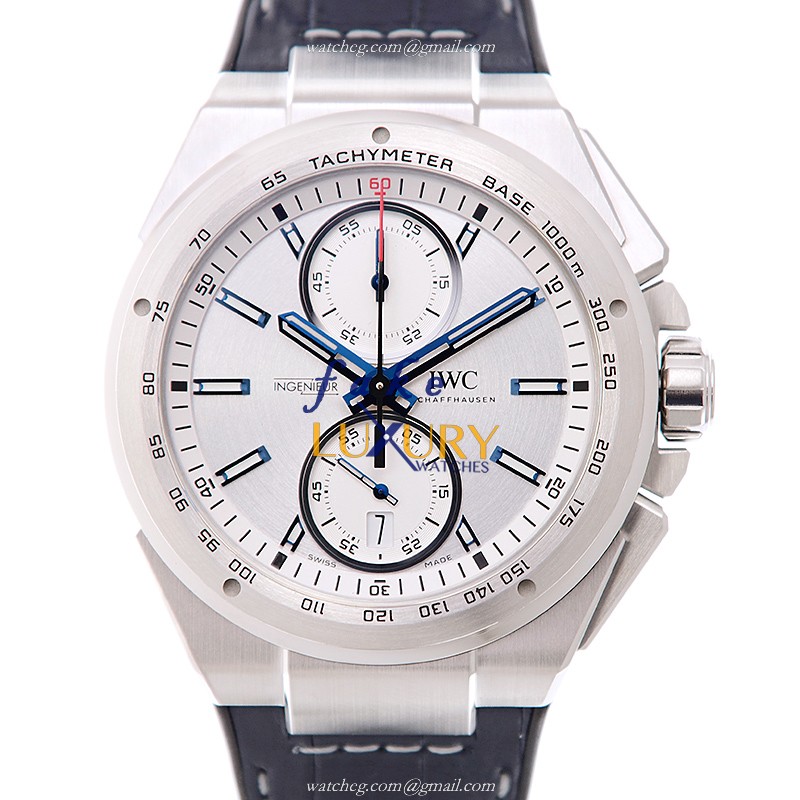 IWC INGENIEUR IW378509 Replica Watch, Automatic Movement, White Dial, Blue Rubber Strap - Luxury Replica Watch