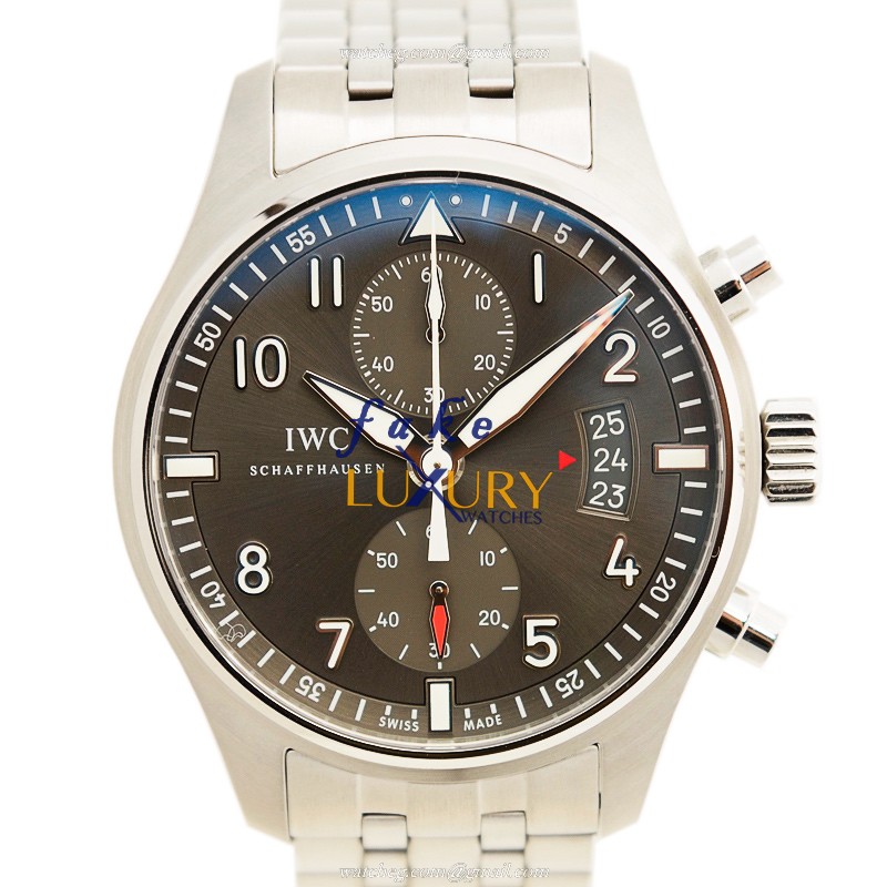 IWC IW387804 Replica Watch, Automatic, Gray Dial, Steel Case, 43mm, Folding Clasp - Luxury Replica Watch