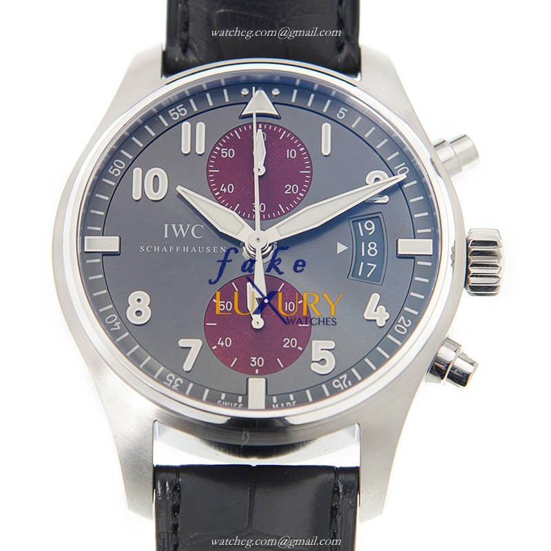 IWC IW387810 Pilots Replica Watch, Automatic Gray Dial, Stainless Steel Case - Luxury Replica Watch