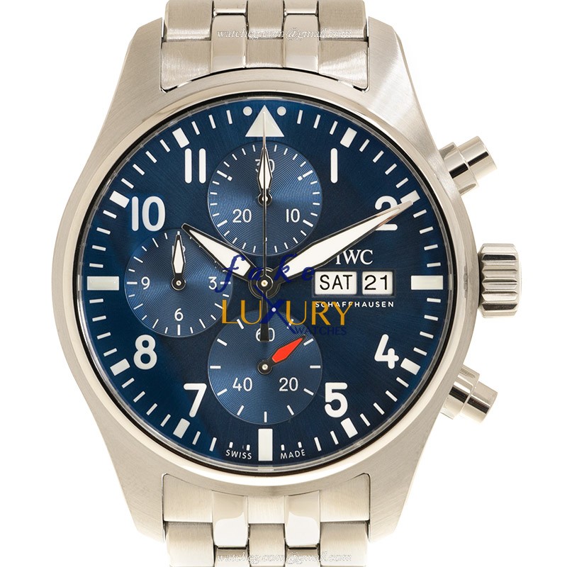 IWC IW388102 Pilots Replica Watch, Blue Dial, Stainless Steel Bracelet, Automatic - Luxury Replica Watch