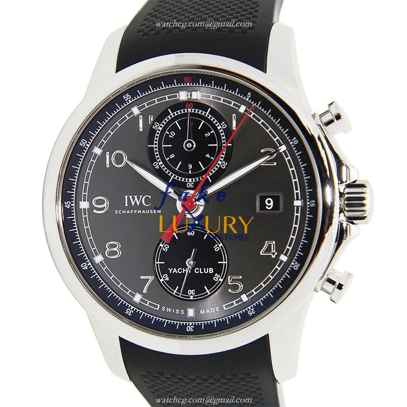 IWC IW390503 Portuguese Replica Watch, Automatic Movement, Dark Grey Dial, Steel Case - Luxury Replica Watch
