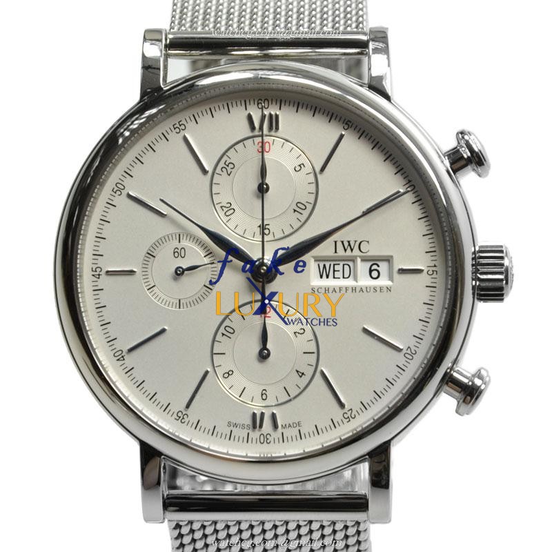 IWC Portofino IW391005 Automatic Stainless Steel Silver Dial Replica Watch - Luxury Replica Watch