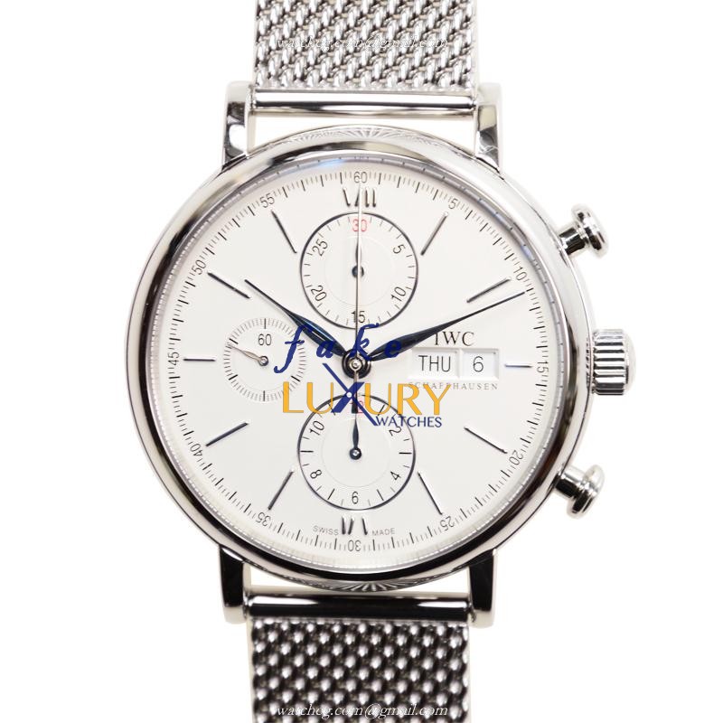 IWC IW391009 Portofino Replica Watch, Automatic Movement, Silver Dial, 42mm Steel Case - Luxury Replica Watch