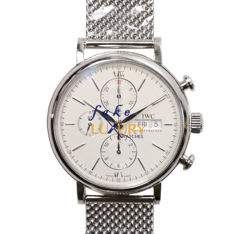 IWC Portofino IW391015 Automatic Stainless Steel Silver Dial Replica Watch - Luxury Replica Watch