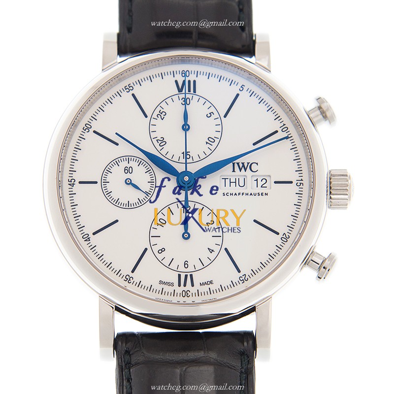 IWC Portofino IW391024 Automatic Stainless Steel White Dial Replica Watch - Luxury Replica Watch