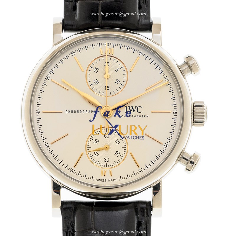 IW391406 - IWC Portofino Automatic Replica Watch - Stainless Steel Silver Dial - Luxury Replica Watch