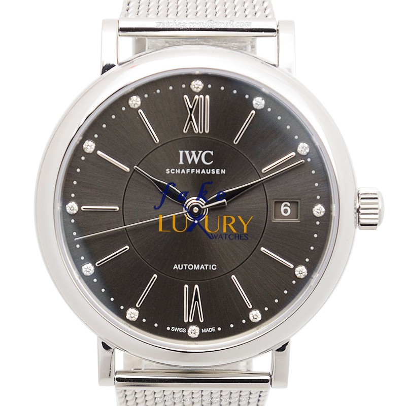IWC IW458110 PORTOFINO Replica Watch Automatic Dark Grey Dial Stainless Steel - Luxury Replica Watch
