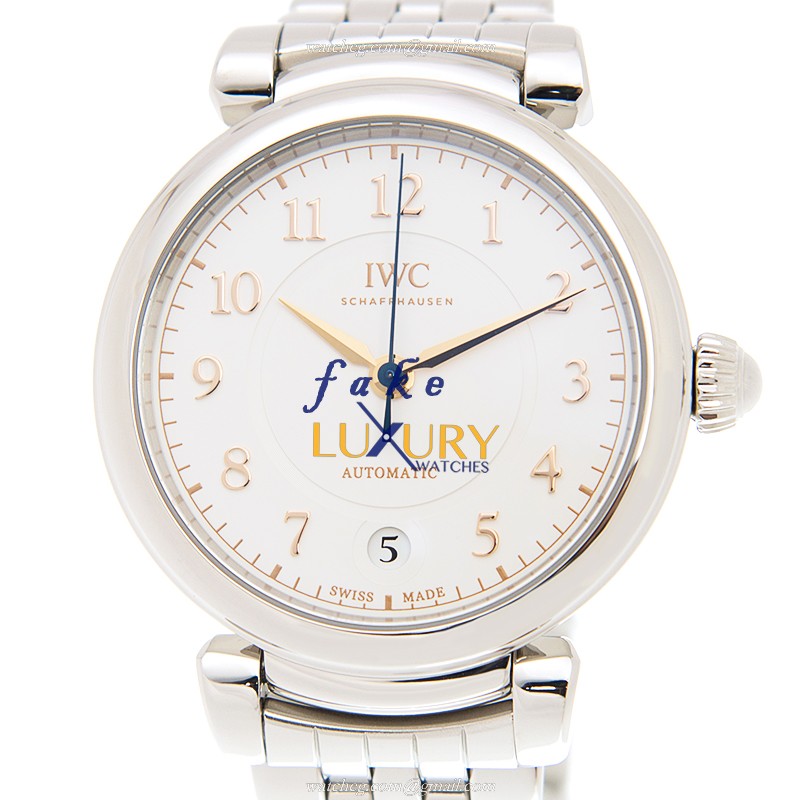 IWC IW458307 Da Vinci Automatic Stainless Steel White Dial Silver Bracelet Replica Watch - Luxury Replica Watch