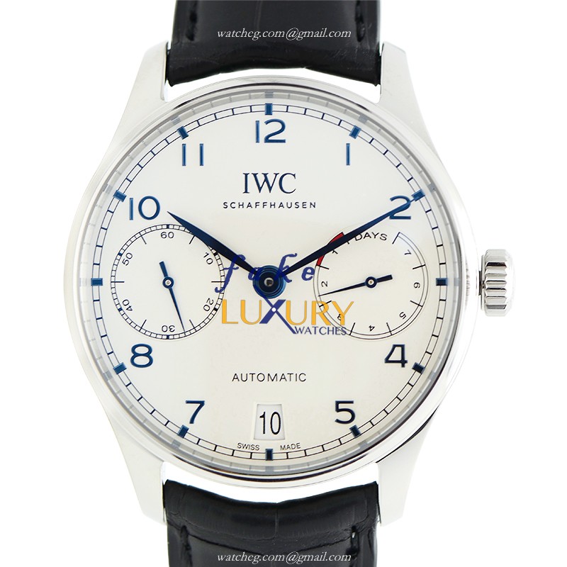 IWC Portuguese IW500705 Automatic Silver Dial Stainless Steel Replica Watch - Luxury Replica Watch