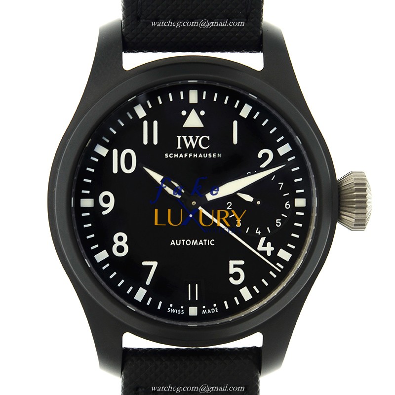 IWC IW502001 PILOTS Replica Watch, Automatic Movement, Ceramic Case, Black Dial - Luxury Replica Watch