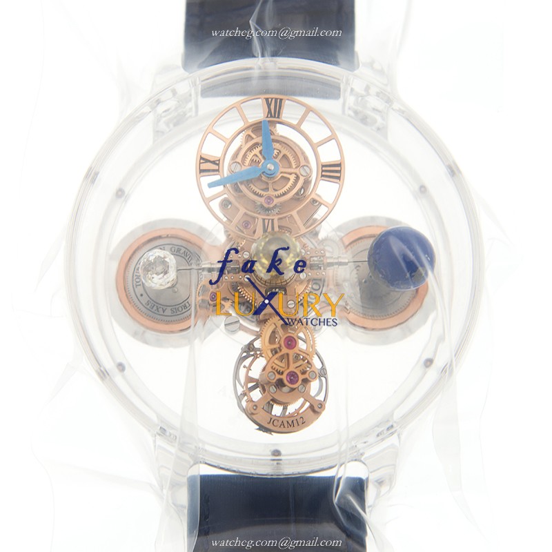-125.80.AA.SD.A-QE4D ASTRONOMIA Manual Wind Sapphire Replica Watch - Jacob & Co Luxury Clone - Luxury Replica Watch