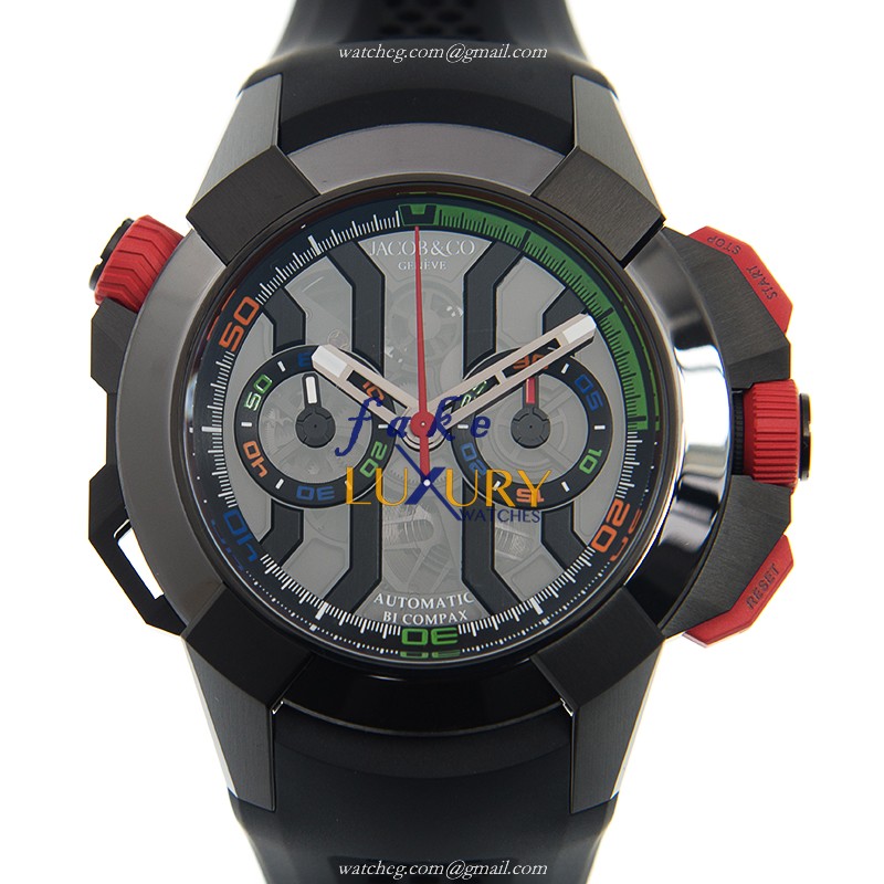 Jacob & Co 313.21.SB.BS.B HA4D EPIC X CHRONO Auto Stainless Steel Case Replica Watch - Luxury Replica Watch