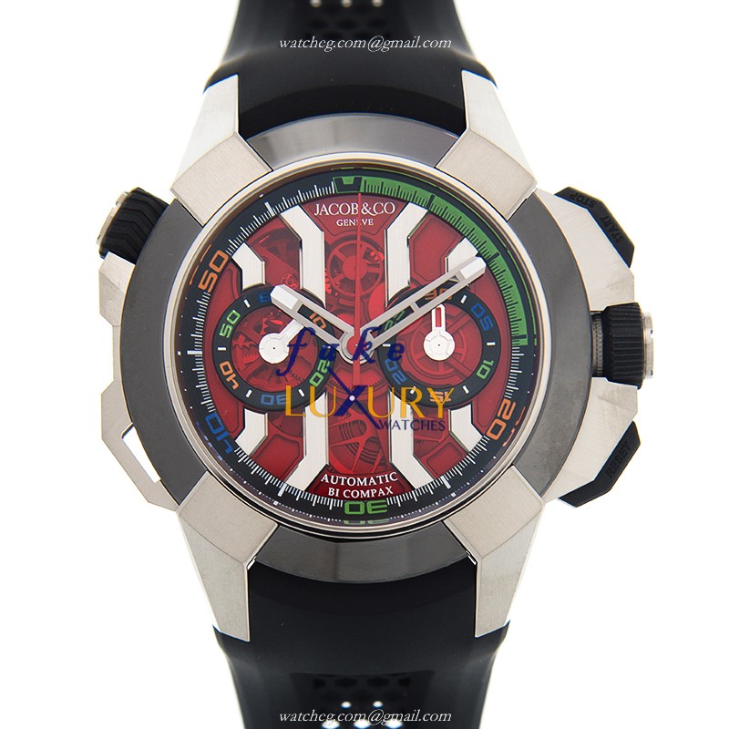 313.21.SB.BV.B HA4D - Jacob & Co Epic X Chrono Replica Watch - Automatic - Black Dial - Luxury Replica Watch