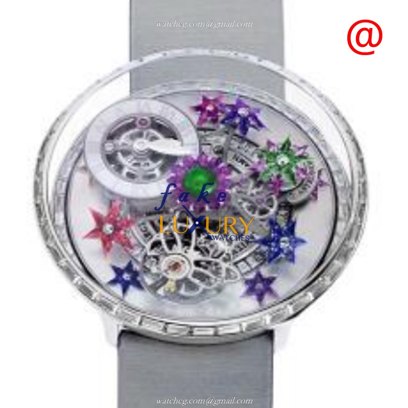 -54321 - JACOB & CO AF321.30.BC.AA.A Automatic Replica Watch - White Gold & Diamond FLEURS DE - Luxury Replica Watch