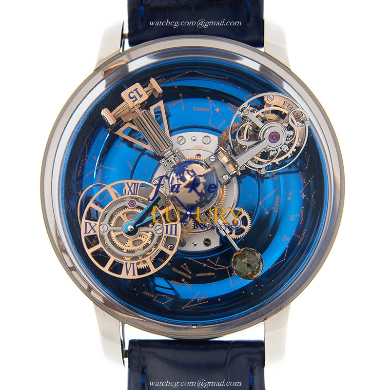 -AT110.30.AA.SD.A FL4D - Jacob & Co ASTRONOMIA Manual Wind Replica Watch - Stainless Steel Case - Luxury Replica Watch