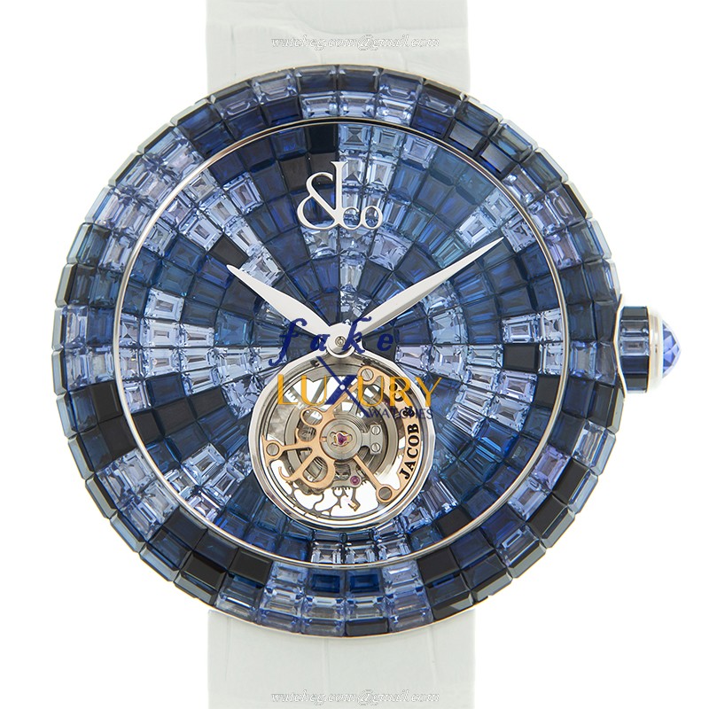 Jacob & Co BT543.30.CB.CB.BBSAA BRILLIANT Auto 18kt White Gold Diamond Replica Watch - Luxury Replica Watch
