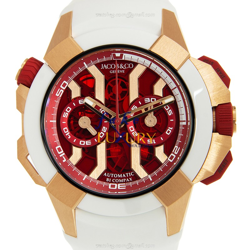 Jacob & Co EC313.42.SA.RR.FHB4D - Replica Watch - Automatic - 18kt Rose Gold & Titanium Case -  - Luxury Replica Watch