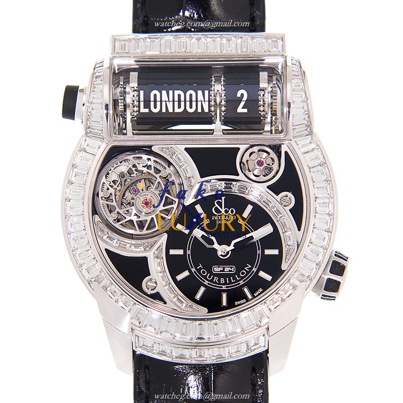 Jacob & Co ES802.30.BD.BD.A Epic SF24 Automatic Black Dial Replica Watch - Luxury Replica Watch