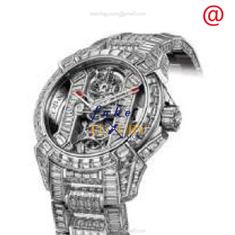 Jacob & Co EX500.30.BD.BD.A30BA Manual Wind 18kt White Gold Replica Watch - Epic X Series - Luxury Replica Watch