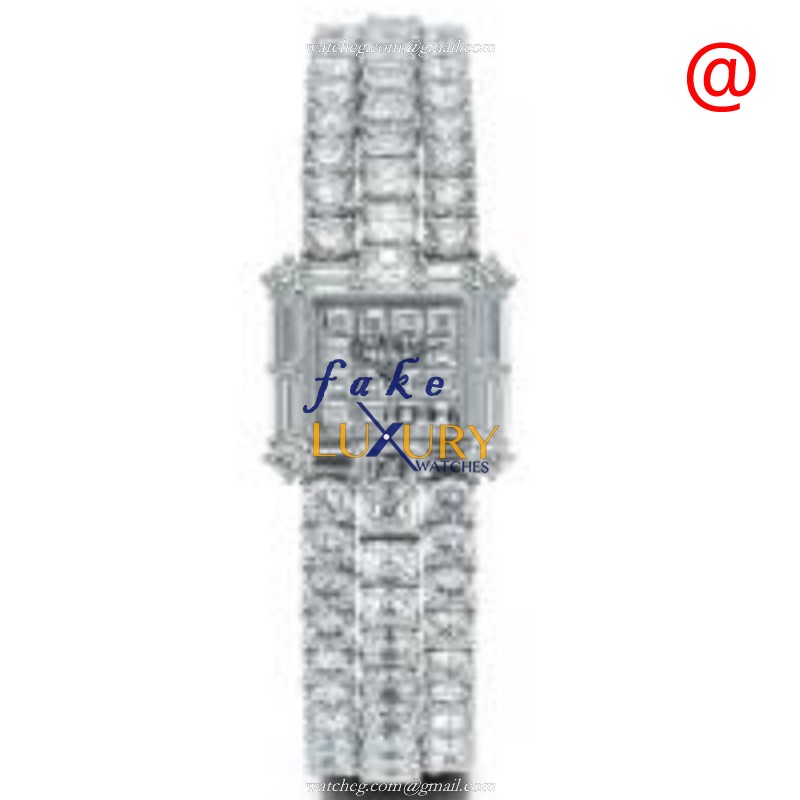 Jacob & Co ME21215 Replica Watch - 18kt White Gold Diamond - Silver Dial - Folding Clasp - Luxury Replica Watch