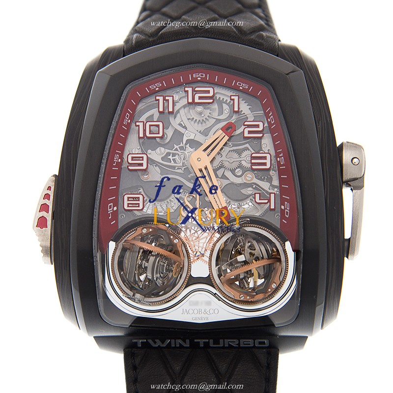 Jacob & Co TT100.21.NS.NK.A WA4D Manual Wind - Stainless Steel - Replica Watch - 57.3mm - Silver - Luxury Replica Watch
