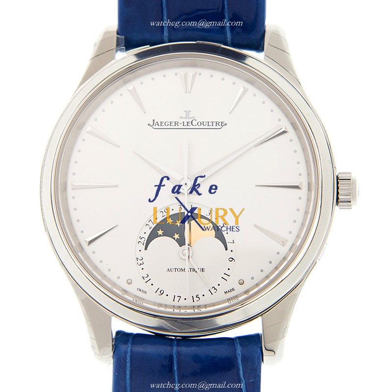 Jaeger-Lecoultre Q1258420 MASTER ULTRA THIN Automatic Stainless Steel Watch - Replica - Blue - Luxury Replica Watch