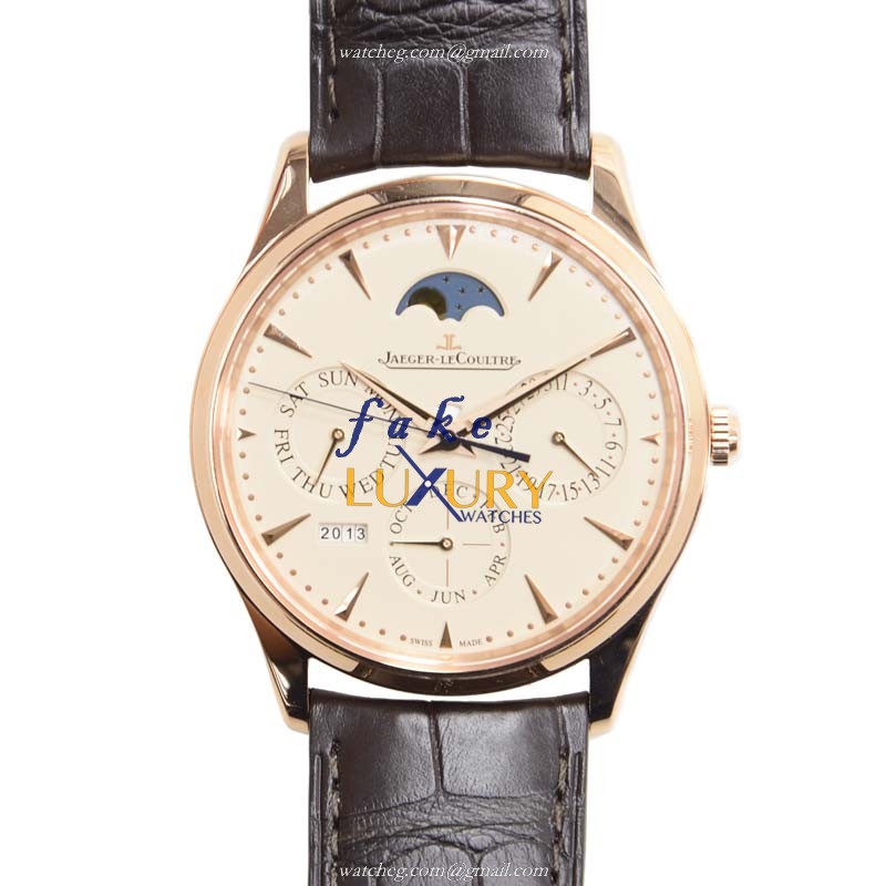Jaeger-Lecoultre Q1302520 MASTER ULTRA THIN Automatic 18kt Rose Gold Replica Watch - Luxury Replica Watch