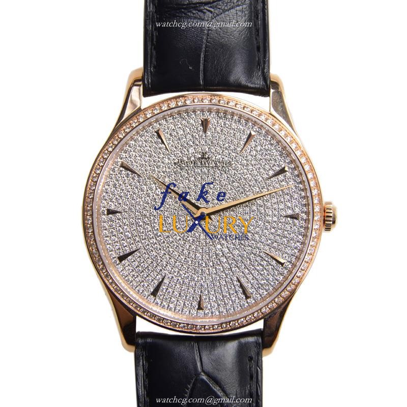 Jaeger-Lecoultre Q1352507 AUTO 18kt Rose Gold Diamonds Master Watch | Genuine Clone | 40mm | Swiss - Luxury Replica Watch