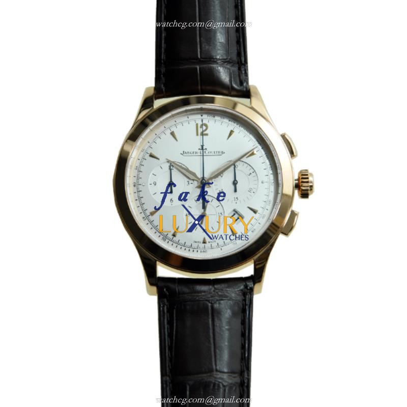 -QL1532420 - Jaeger-Lecoultre Master Ultra Thin Automatic 18kt Rose Gold Replica Watch - Silver - Luxury Replica Watch