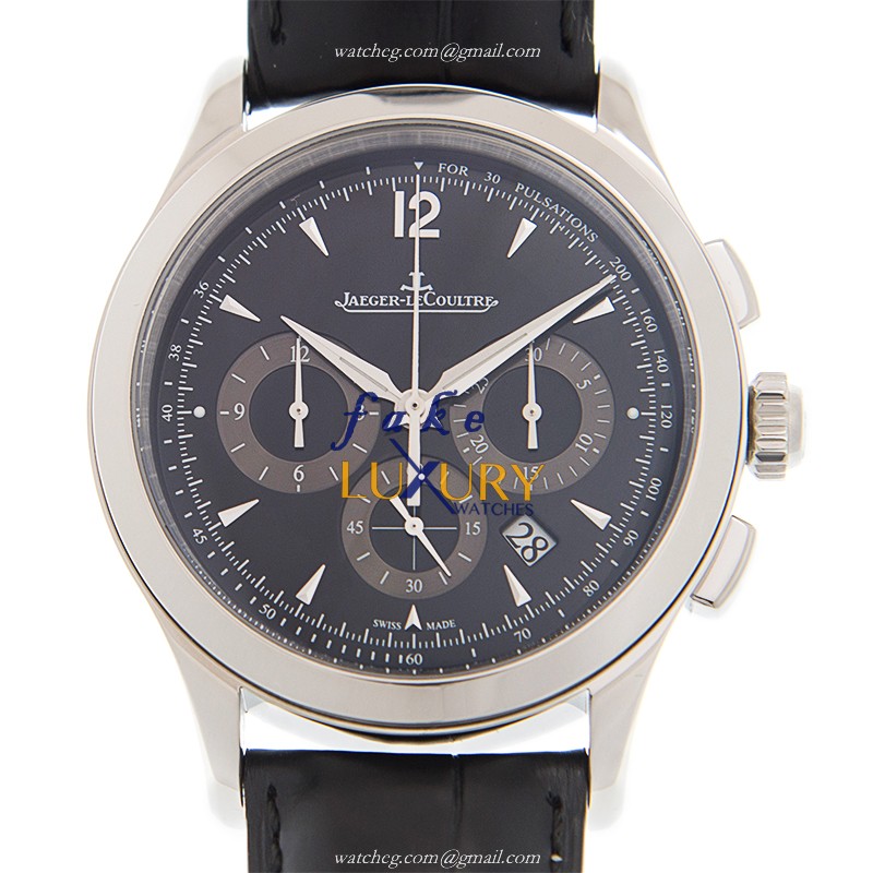 Jaeger-Lecoultre Master Ultra Thin Q1538470 - Replica Watch - Automatic - Black Dial - Steel Case - Luxury Replica Watch