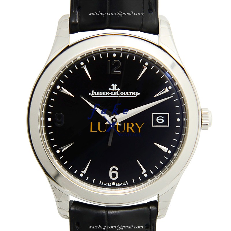 Jaeger-Lecoultre Q1548470 Replica Watch, Ultra Thin Automatic, Stainless Steel Case, Black Dial - Luxury Replica Watch
