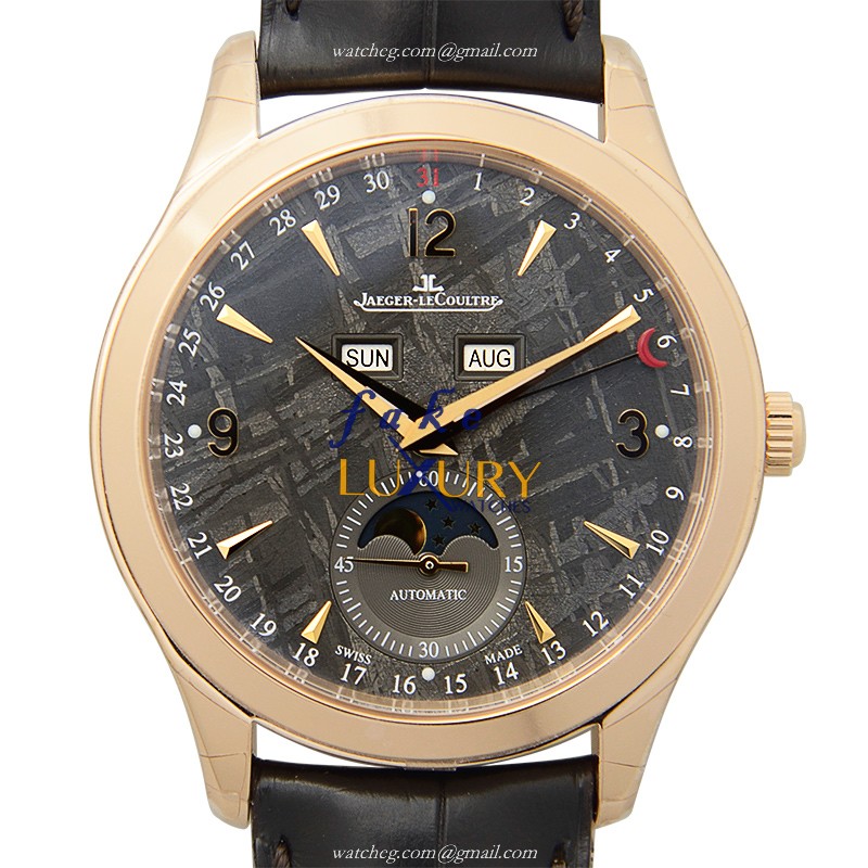 Jaeger-Lecoultre Master Ultra Thin Q1552540 Automatic 18kt Rose Gold Brown Dial Replica Watch - Luxury Replica Watch
