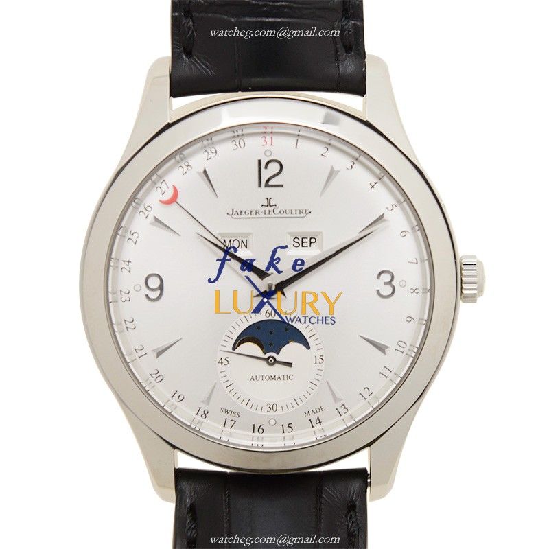 Jaeger-Lecoultre Q1558420 Master Ultra Thin Automatic Stainless Steel Replica Watch, Silver Dial - Luxury Replica Watch