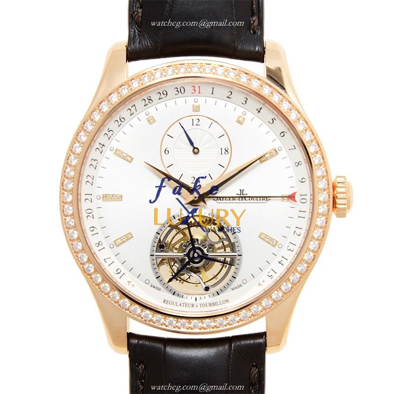 Jaeger-Lecoultre Q1562501 MASTER ULTRA THIN Automatic 18kt Rose Gold & Diamonds - Replica Watch - Luxury Replica Watch