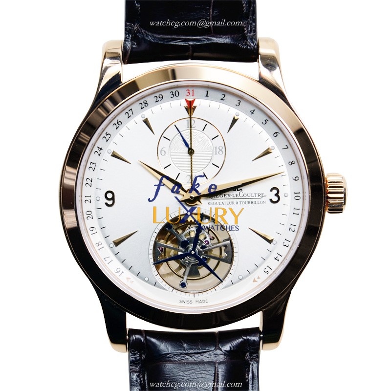 Jaeger-Lecoultre Q1652420 Master Ultra Thin Replica Watch, Automatic, Silver Dial, Rose Gold Case - Luxury Replica Watch