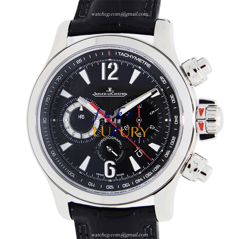 Jaeger-Lecoultre Q1758421 MASTER Ultra Thin Automatic Stainless Steel Black Dial Replica Watch - Luxury Replica Watch