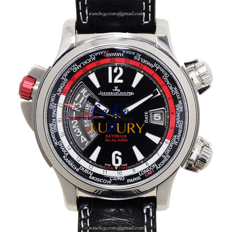 Jaeger-Lecoultre Q1778470 MASTER ULTRA THIN | Automatic Titanium | Black Dial Black Alligator - Luxury Replica Watch