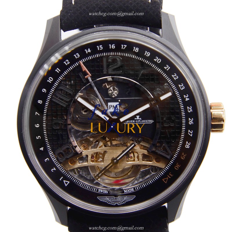 Jaeger-Lecoultre Q193C450 AMVOX Auto Ceramic Replica Watch, Black Dial, Swiss Movement - Luxury Replica Watch