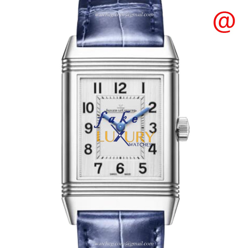 Jaeger-Lecoultre Q2518540 REVERSO Quartz Stainless Steel | Blue Alligator | Resistant Sapphire - Luxury Replica Watch
