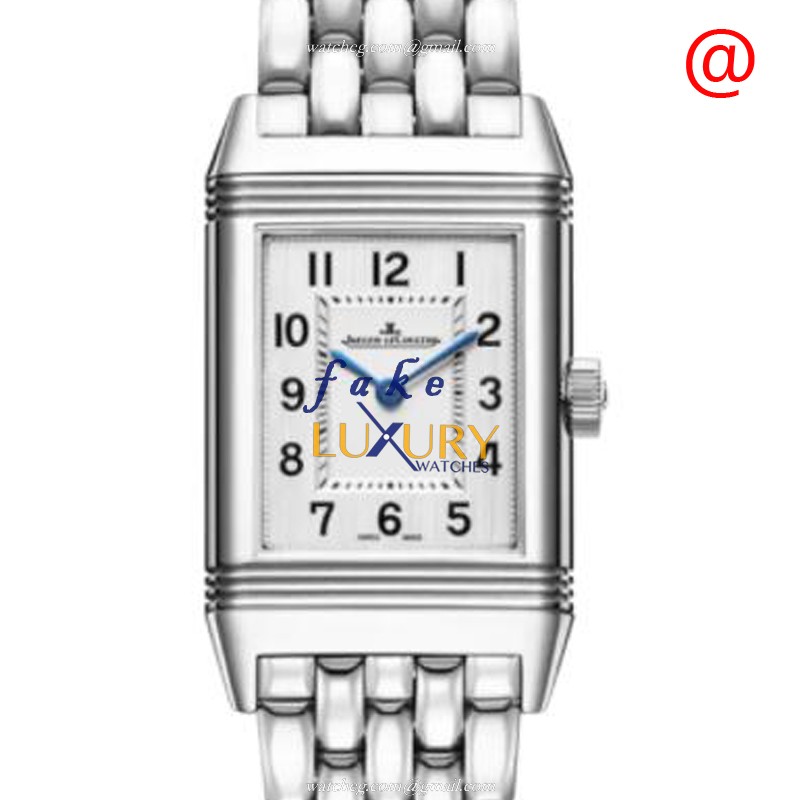 Jaeger-Lecoultre Q2618140 REVERSO Quartz Stainless Steel Replica Watch, Silver Dial, Folding Clasp - Luxury Replica Watch