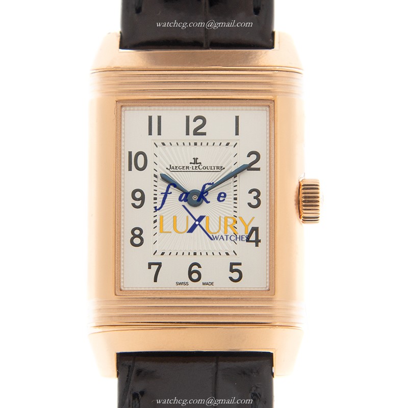 Jaeger-Lecoultre Q2662430 REVERSO Manual Wind 18kt Rose Gold & Diamonds Replica Watch, Swiss - Luxury Replica Watch