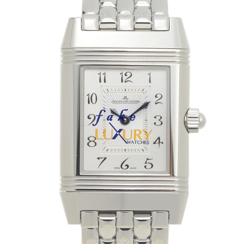 Q2668112 - Jaeger-Lecoultre Reverso Replica Watch - Manual Wind Silver Dial Stainless Steel - Luxury Replica Watch
