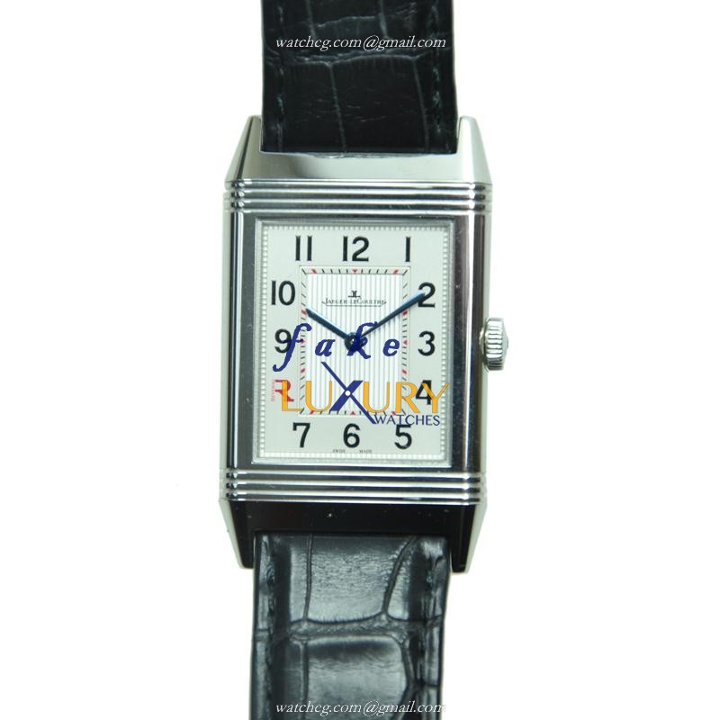Jaeger-Lecoultre Q2788522 REVERSO Automatic Stainless Steel Replica Watch, Silver Dial, Alligator - Luxury Replica Watch