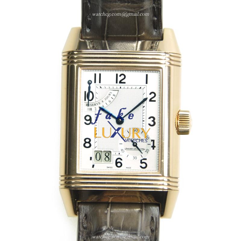 - Q3002401 - Jaeger-Lecoultre REVERSO Manual Wind 18kt Rose Gold Replica Watch - White Dial - Luxury Replica Watch