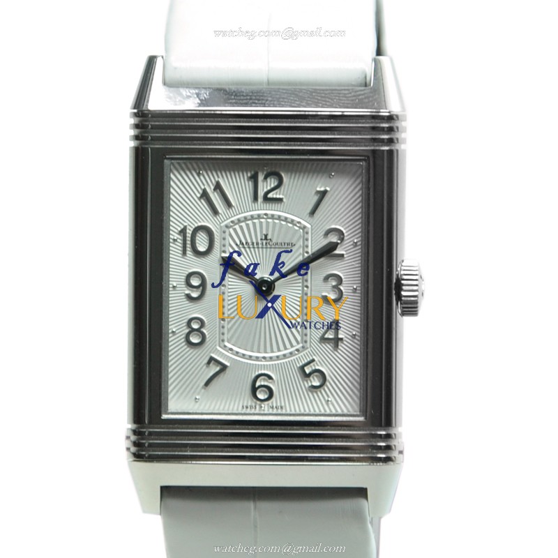 Jaeger-Lecoultre Q3208420 REVERSO Quartz Stainless Steel - 40X24mm - Silver Dial - Alligator strap - Luxury Replica Watch