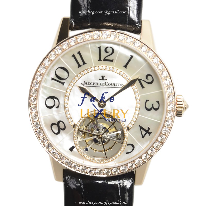 Jaeger-Lecoultre Q3412405 Rendez Vous Replica Watch, Automatic, Rose Gold Diamond Case, White Dial - Luxury Replica Watch