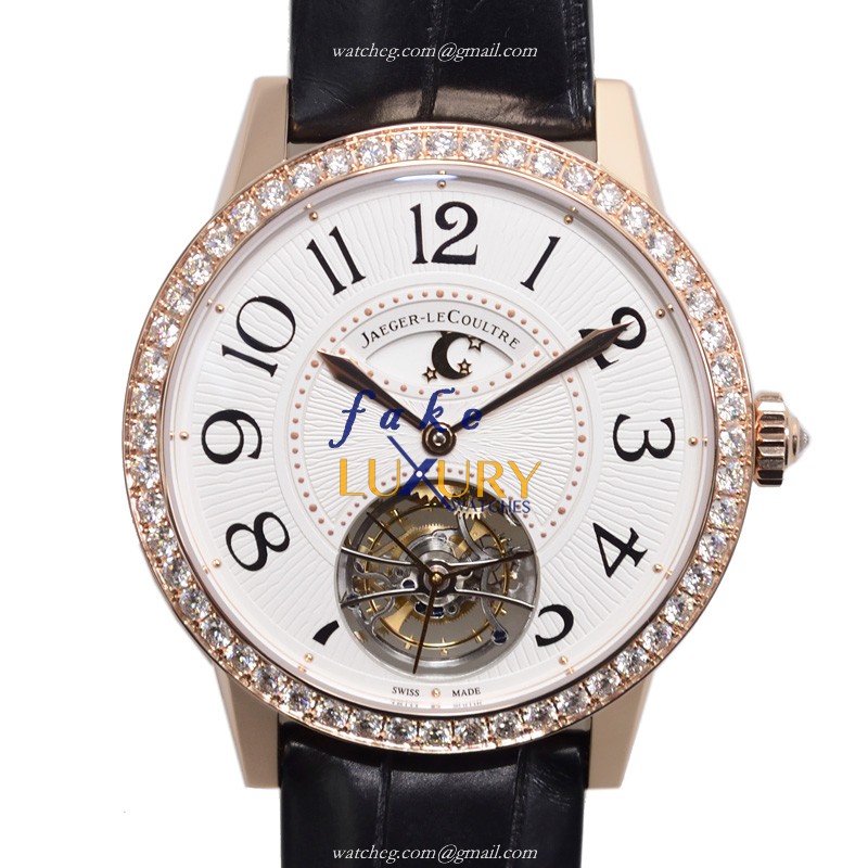 JAG-REN-012 - Jaeger-Lecoultre Q3412407 Replica Watch - Automatic - Silver Dial 18kt Rose Gold - Luxury Replica Watch