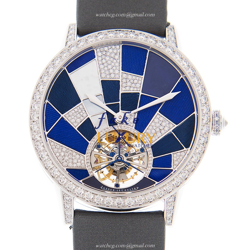 Jaeger-Lecoultre Q3413406 RENDEZ VOUS 39mm Automatic 18kt White Gold & Diamond Replica Watch - Luxury Replica Watch