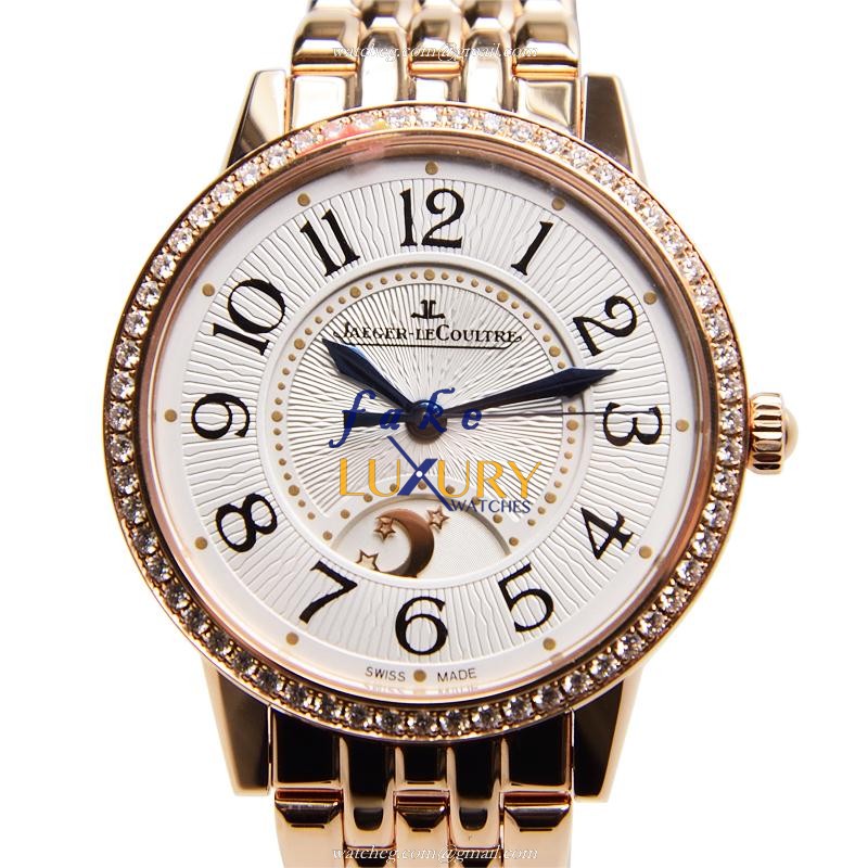 - JAG-LC Q3442120 RENDEZ VOUS Automatic 18kt Rose Gold & Diamond Replica Watch - Silver Dial - Luxury Replica Watch