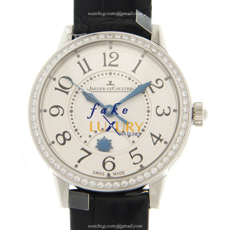 Jaeger-Lecoultre Q3468427 RENDEZ VOUS Auto 18kt White Gold Diamond Bezel Replica Watch - Luxury Replica Watch